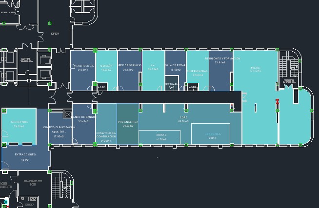 Diseño integral Área Laboratorios + Oncología de día